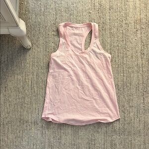 Lululemon Athletica Pink Cut Out Sleeveless Tank Top